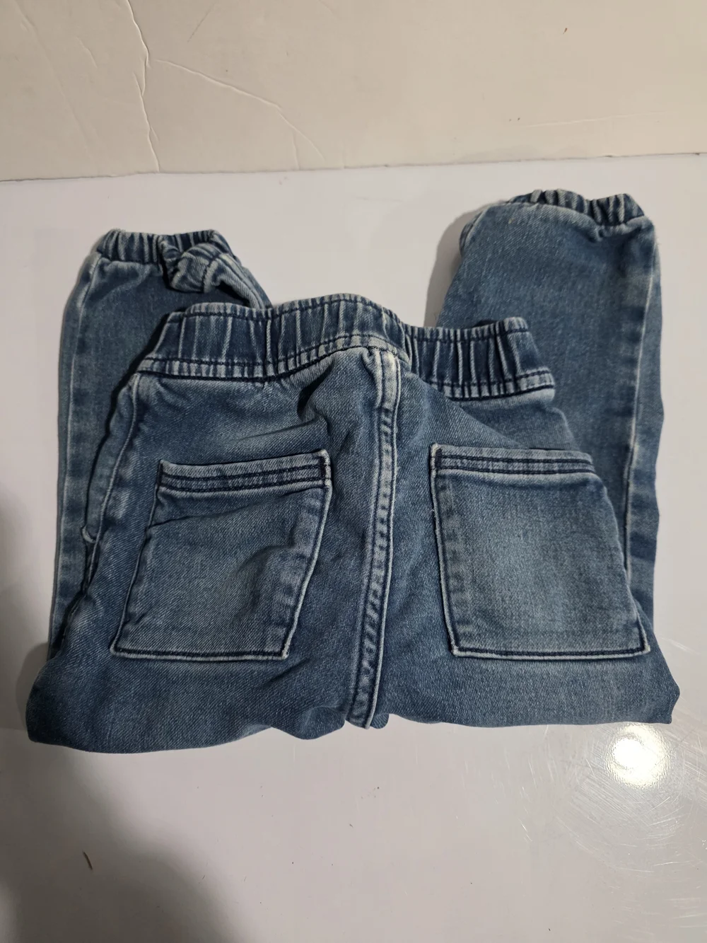 Gap Size 2 T Light Wash Elastic Waist Denim Joggers